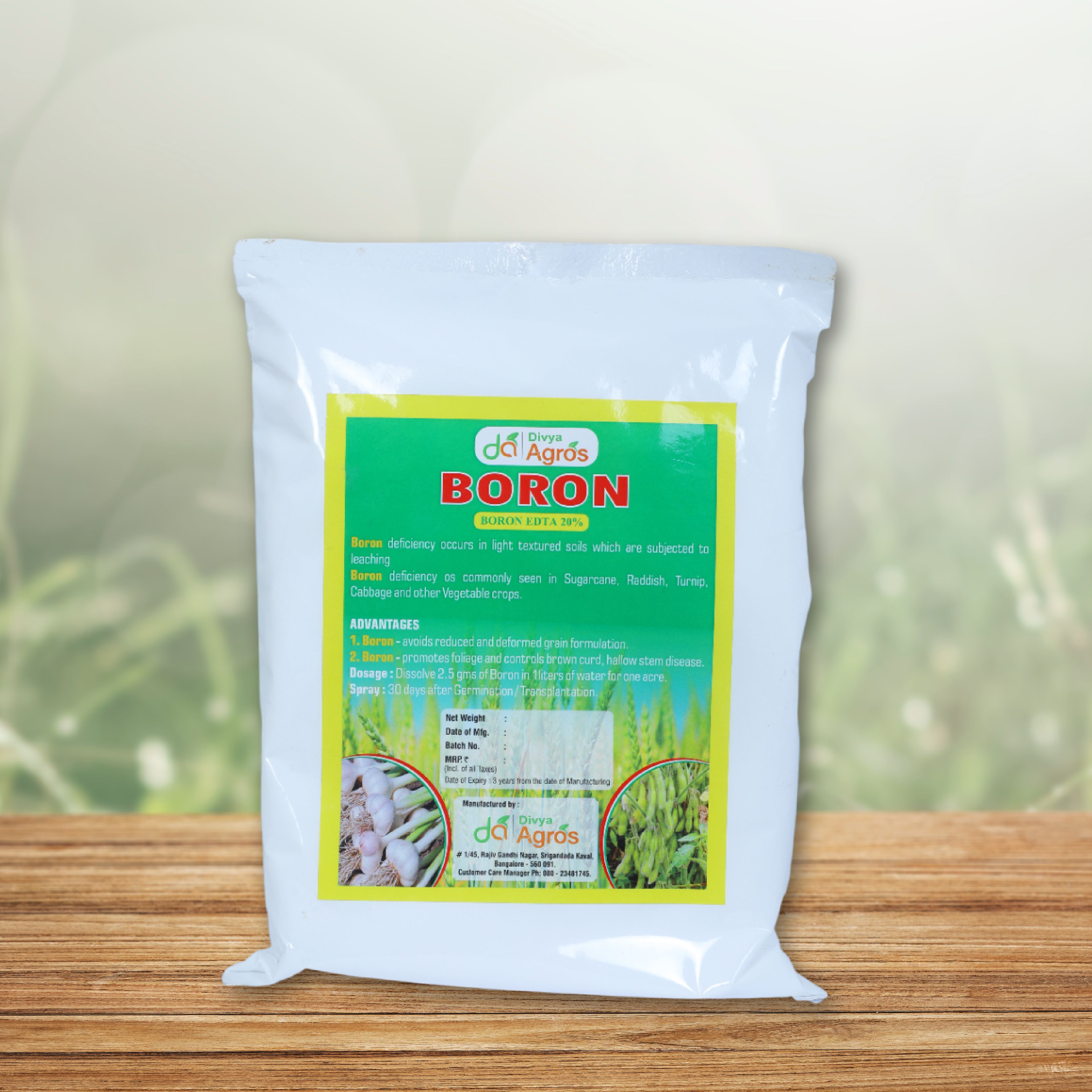 Divya Agros BORON ™  – Boron EDTA 20%